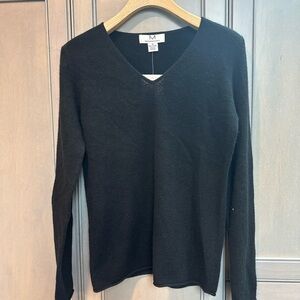 Magaschoni Black Cashmere Sweater